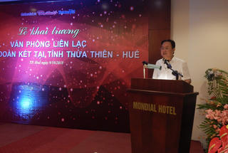 Ra mắt Văn phòng liên lạc báo Đại Đoàn Kết tại Thừa Thiên - Huế