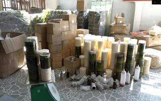 Làm giả gần 1 tấn mỹ phẩm làm đẹp