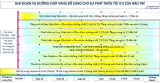 Dinh dưỡng vàng cho phát triển tối ưu não bộ của trẻ