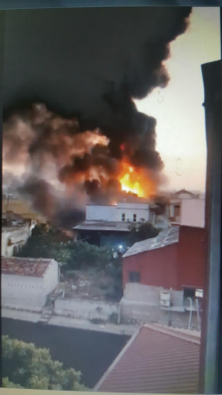 Nam Định: Cháy xưởng gỗ do chập điện, khói lửa ngùn ngụt