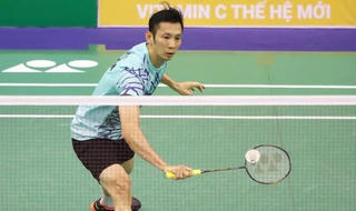 Nguyễn Tiến Minh giành chiến thắng thuyết phục tại Giải Cầu lông quốc tế Yonex - Sunrise Vietnam Open