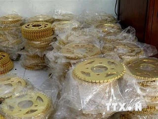 TP Hồ Chí Minh triệt phá đường dây làm giả phụ tùng xe máy