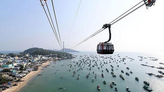 Nghệ An: Sẽ xây dựng cáp treo dài 3,5 km nối đất liền ra đảo Ngư