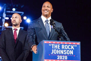 Ngôi sao cơ bắp ‘The Rock’ muốn tranh cử tổng thống