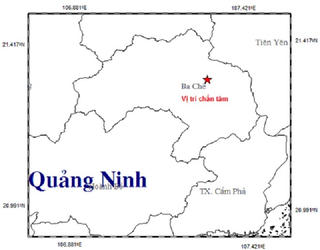 Không có bất thường trong 2 vụ động đất vừa qua tại Quảng Ninh