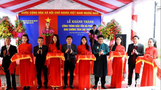 Khánh thành công trình bảo tồn và phát huy khu chứng tích lao Thừa Phủ