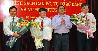 Ban Tổ chức Trung ương thi tuyển ba vụ trưởng như thế nào