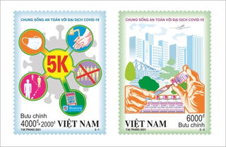 Thú vị với bộ tem về đại dịch Covid-19
