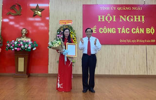 Bà Bùi Thị Quỳnh Vân được chuẩn y Bí thư Tỉnh ủy Quảng Ngãi 