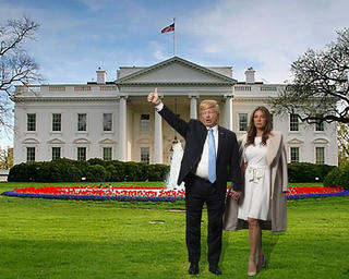 Kiếm bộn tiền nhờ giống bà Melania Trump