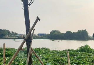 Bàng hoàng phát hiện thi thể trùm kín đầu nổi trên sông Sài Gòn 