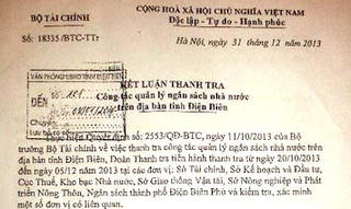 Điện Biên: Sai phạm tiền tỷ,  chỉ... rút kinh nghiệm