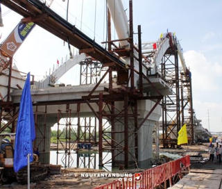 Chuẩn bị thông xe cầu Rạch Chiếc 2