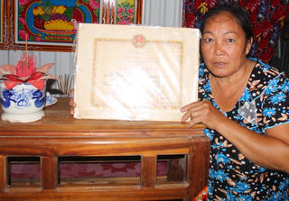 Bằng Tổ quốc ghi công bị bỏ quên