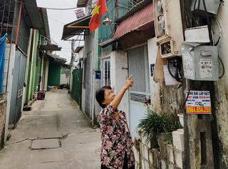 Khổ vì đất xen kẹt 