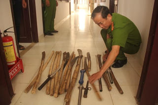 Ngăn chặn kịp thời vụ 50 thanh niên mang kiếm tìm nhau “thanh toán”