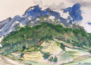 Tranh màu nước của Ngô Quang Nam