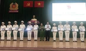 Tuyên dương cán bộ, chiến sĩ trẻ xung kích ngành công an TP HCM