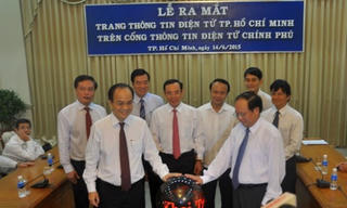 Cổng thông tin điện tử Chính phủ khai trương trang thông tin TP. Hồ Chí Minh