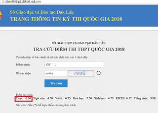 Nhiều thí sinh thay đổi điểm sau chấm phúc khảo