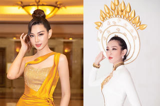 Thùy Tiên vừa hé lộ trang phục dân tộc tại Miss Grand International 2021