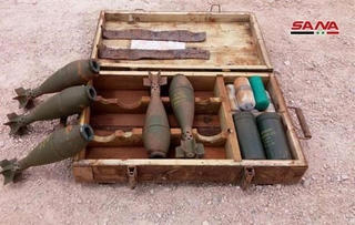 Syria phát hiện và thu giữ nhiều vũ khí của phiến quân