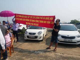 Cư dân địa phương vẫn yêu cầu Cienco 4 không thu phí
