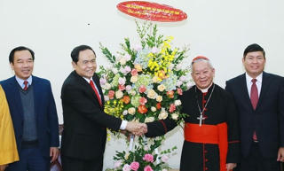 Chủ tịch Trần Thanh Mẫn chúc mừng Lễ Giáng sinh năm 2018