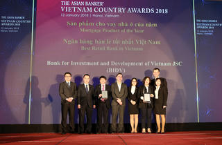 BIDV trở thành Ngân hàng Bán lẻ tốt nhất 4 năm liên tiếp