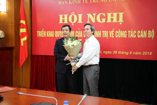 Phó trưởng ban Kinh tế Trung ương làm Phó Bí thư Thường trực Thái Bình