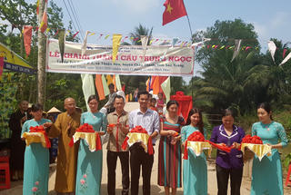 Khánh thành 2 cầu nông thôn trị giá gần 700 triệu đồng