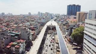 Xe ô tô được lưu thông tại đường Vành đai 2 trên cao từ 9/11