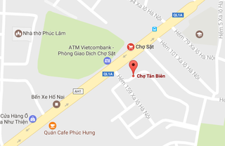 Cháy 7 kiốt trong chợ và một quán càphê tại thành phố Biên Hòa