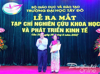 ĐH Tây Đô ra mắt Tạp chí Nghiên cứu khoa học và phát triển kinh tế