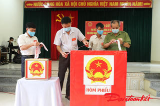 [ẢNH] Bắc Ninh: Diễn tập bầu cử, sẵn sàng cho ngày hội của toàn dân