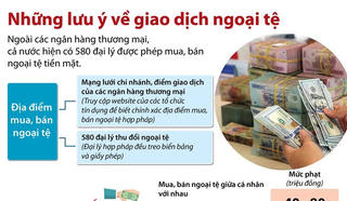 [Infographics] Nhận diện các hành vi mua bán ngoại tệ trái pháp luật