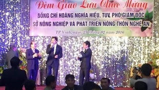 Giám đốc Sở NN&PTNT Nghệ An lên tiếng vụ tiệc mừng tân PGĐ