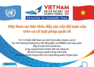 [Infographics] Việt Nam ưu tiên thúc đẩy các vấn đề toàn cầu