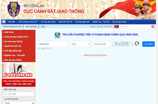 Từ 1/6 công khai biển số xe vi phạm giao thông trên mạng