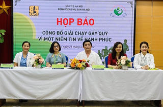 Bệnh viện Phụ sản Hà Nội: Công bố giải chạy gây quỹ 'Vì một niềm tin về hạnh phúc'