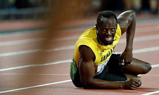 Đồng đội tiết lộ Usain Bolt chấn thương vì lạnh