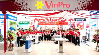 Hệ thống công nghệ - điện máy VinPro đồng loạt khai trương, tưng bừng khuyến mãi