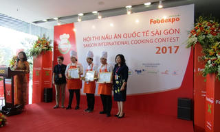 Hội thi nấu ăn Quốc tế Sài Gòn 2017: Đầu bếp Nguyễn Minh Thiện giành giải nhất