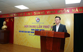 Ông Lê Quốc Minh giữ chức Chủ tịch Hội Nhà báo Việt Nam nhiệm kỳ 2015-2020