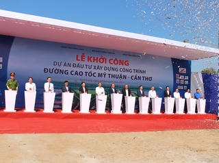 Khởi công cao tốc Mỹ Thuận - Cần Thơ