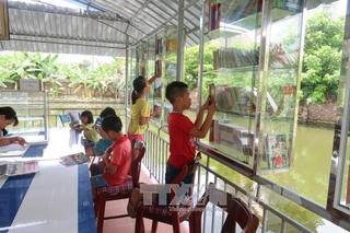 Độc đáo khu vườn đọc sách miễn phí tại Hải Dương