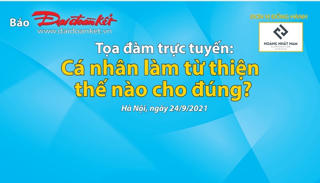 Cá nhân làm từ thiện thế nào cho đúng?