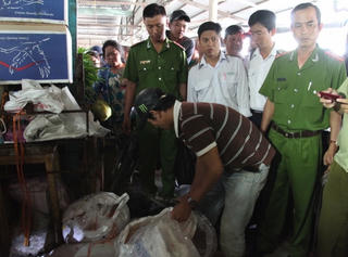 Cần Thơ: Bắt và tiêu hủy 250kg thịt heo không rõ nguồn gốc