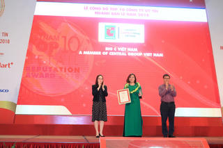Big C Việt Nam lọt Top 10 Nhà bán lẻ uy tín năm 2018