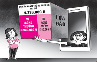 Cẩn thận chiêu trò lừa đảo trúng thưởng